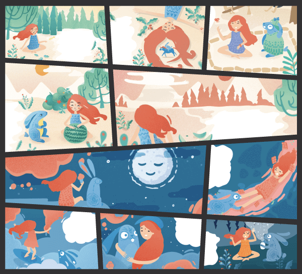 Ava And The Rabbit Animated Story Typing Edclub