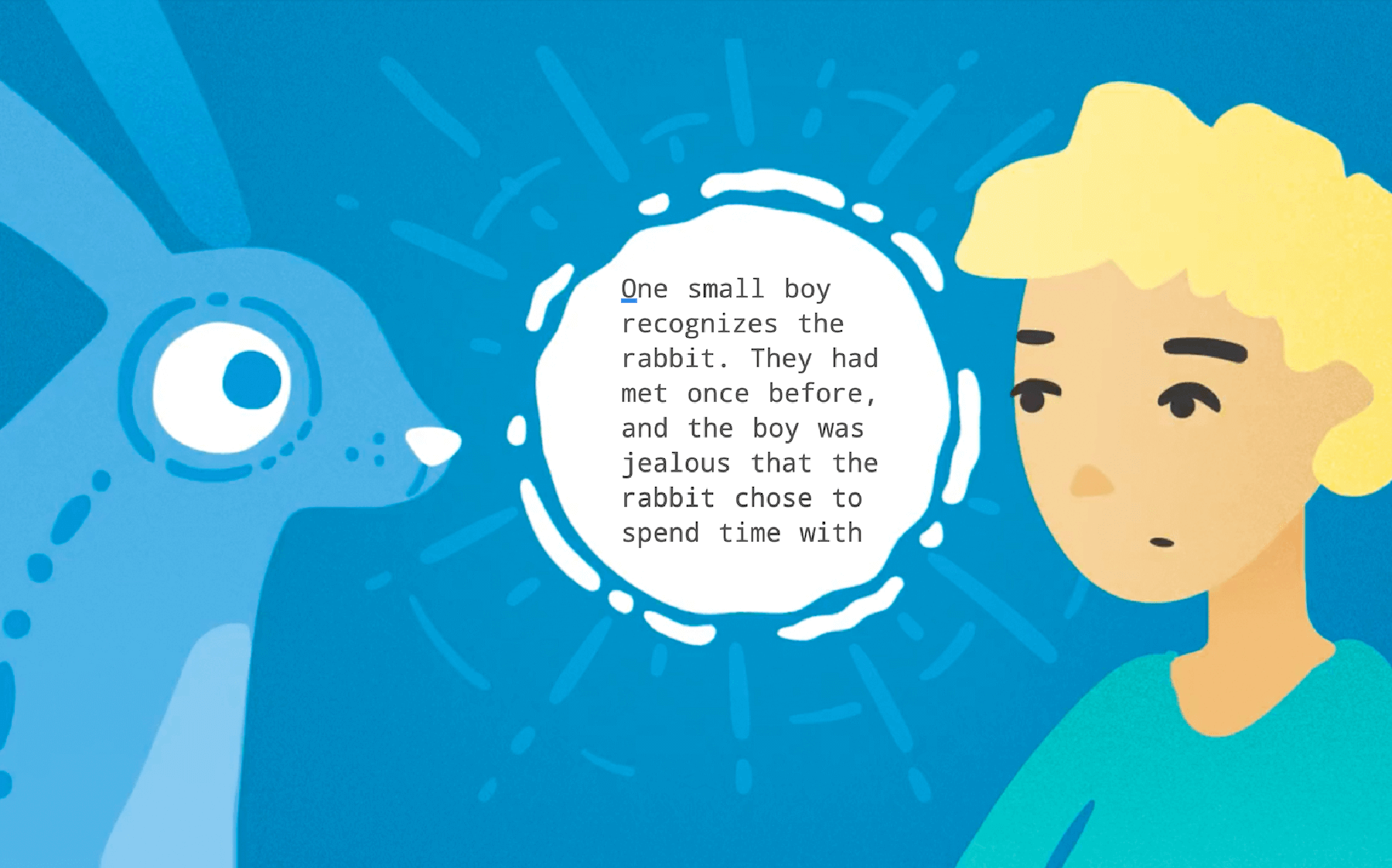 Ava And The Rabbit Animated Story Typing Edclub