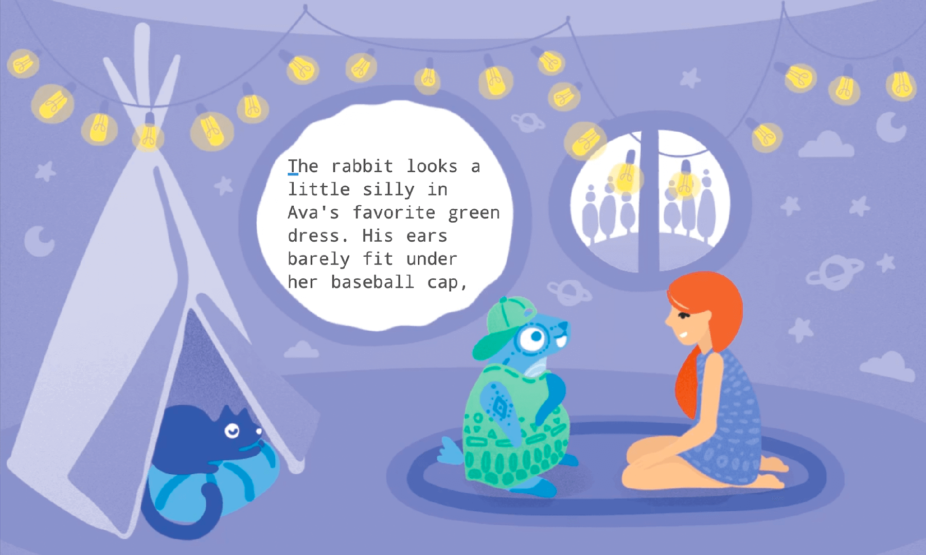 Ava And The Rabbit Animated Story Typing Edclub